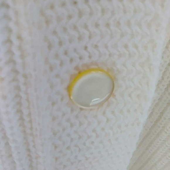 πHP! Long Ivory Wool Blend Sweater/Coat for Elegant Evenings. Vintage. Medium? - Picture 7 of 15